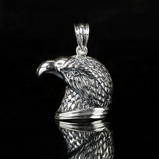 925 Sterling Silver Eagle Pendant 28x27x5mm, 8g