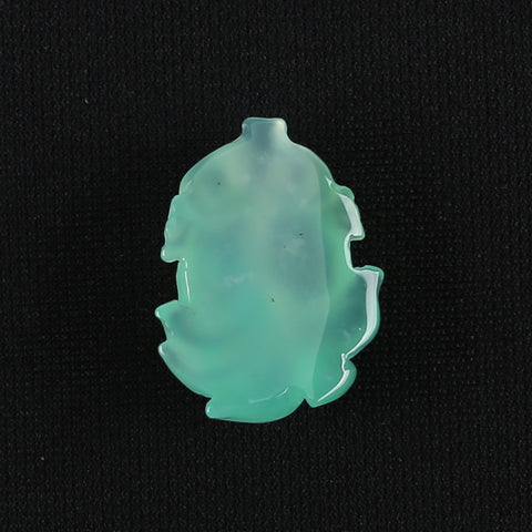 Hand Carved AAA Grade Natural Chrysoprase Fish Gemstone Cabochon(Can be Drilled) For Gemstone Jewelry Design ,Unique Gift,28×22×9mm,6.2g