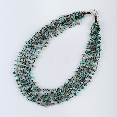 1 Strand 20 Inch Nugget (Rough Sides) Natural Turquoise Loose Beads Necklace, Gemstone Beads Wholesale,14x5x3mm,6x5x2mm,60g