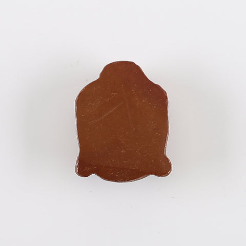 BITEFU Carved Natural Mookite Jasper Buddha Head Gemstone Pendant Bead, 13g