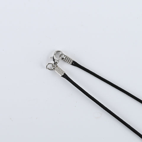 1 Strand 18 Inch Carved Phosphosiderite Girls Gemstone Pendant Necklace, Silver Gold Plated Buckle, Best Jewelry Gift, 34x7mm, 10g