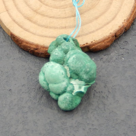 Perle Pendentif Malachite 30x21x13mm, 11g