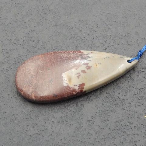 Chohua 碧玉吊坠珠,61x27x7mm,18g
