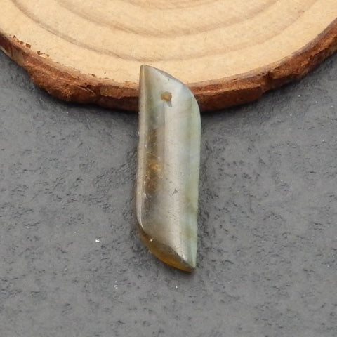拉长石吊坠珠,28x8x4mm,2.2g