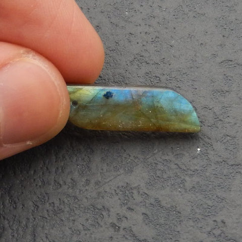 拉长石吊坠珠,28x8x4mm,2.2g
