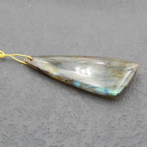 Perle pendentif en labradorite naturelle, pendentif en pierres précieuses naturelles Vente en ligne ! - 60x22x7MM
