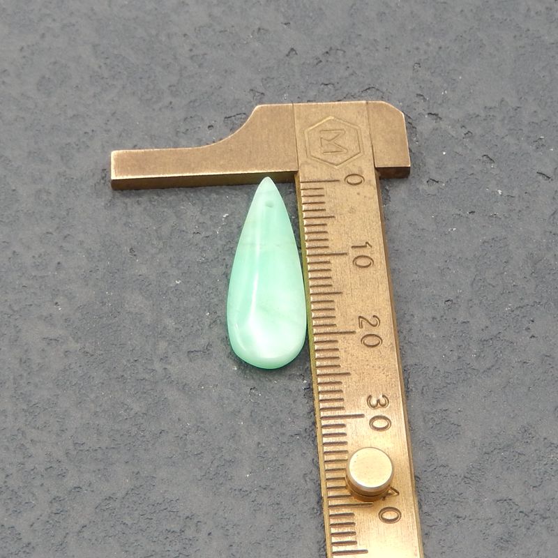 Natural Chrysoprase Earring Beads 24*10*4mm, 2.7g