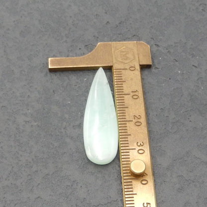 Natural Chrysoprase Earring Beads 35*11*4mm, 5.4g