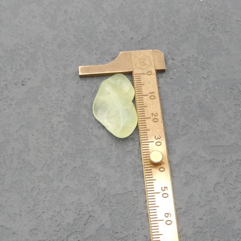 Natural Prehnite Cabochon 29x17x8mm, 5.7g