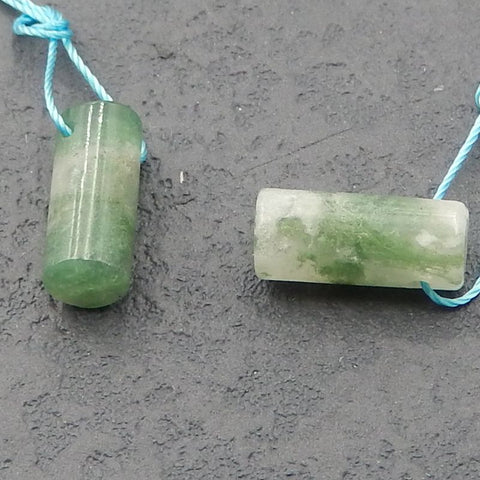 Paire de boucles d'oreilles en agate, 14 x 6 mm, 2,4 g