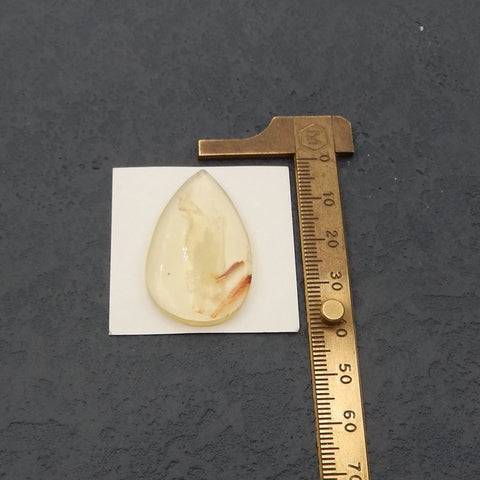 Natural Agate Cabochon 37x23x5mm, 6.3g