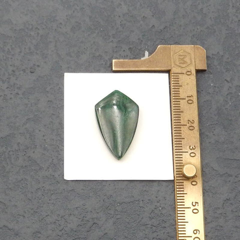 Natural Malachite Cabochon 26x16x5mm, 4.4g