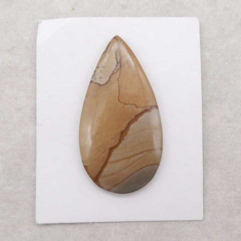 1 PC Natural  Picasso Jasper Cabochon,51x27x5mm,9.7g