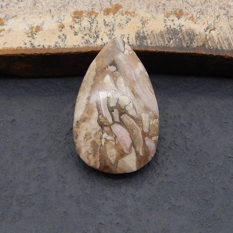 Natural Argentina Rhodochrosite Cabochon 25*17*5mm, 4.1g