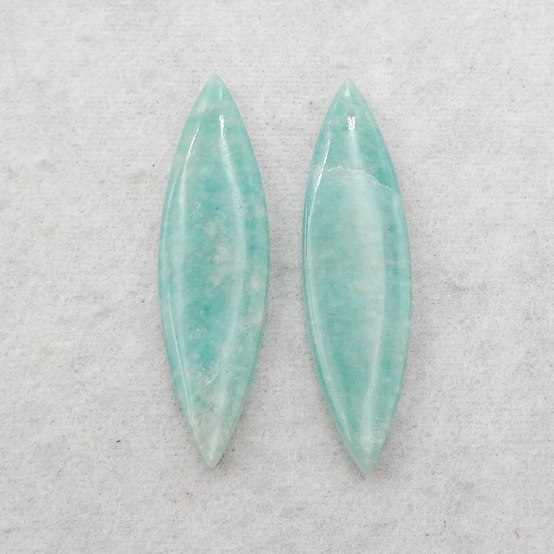 Natural Green Aventurine Earring Beads 43*11*4mm, 6.2g