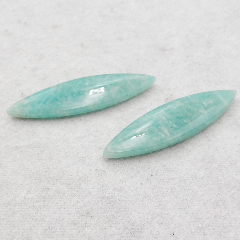 Natural Green Aventurine Earring Beads 43*11*4mm, 6.2g