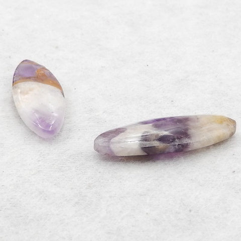 Natural Amethyst Earring Beads 28×10×4mm, 3.6g