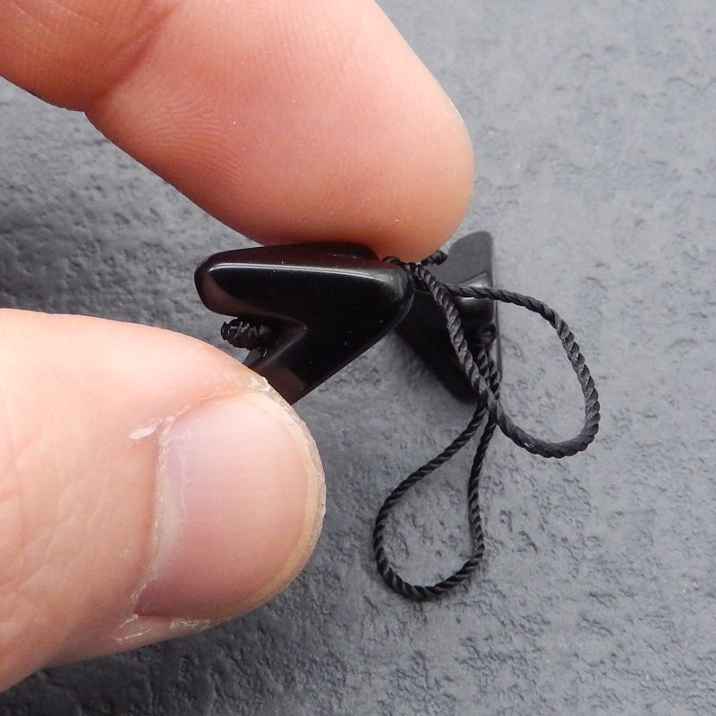 Natural Obsidian Earring Beads 13*12*10mm, 2.7g