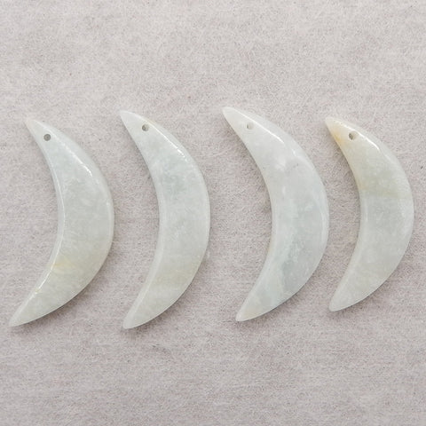 Natural Amazonite Gemstone pendant Beads, 32×9×4mm, 29×8×4mm,7.1g
