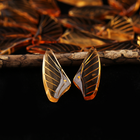 Earrings Bead Lopaz - Wing Earrings Natural Stone jewelry accessories