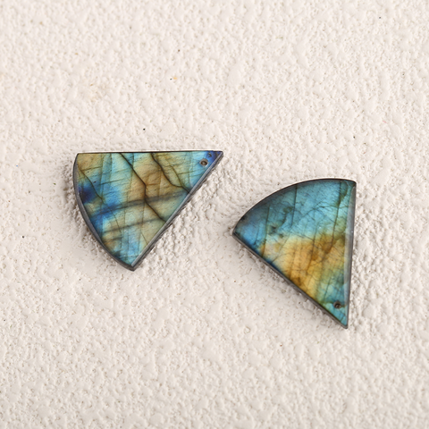 Natural Labradorite and Obsidian Earrings for Women, Intarsia Earrings Beads for Jewelry Making