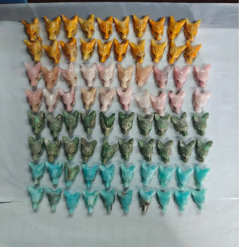 80pcsCustom wolf head