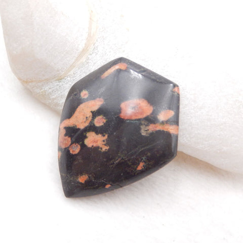 Natural Chohua Jasper Cabochon 45x39x7mm, 18.8g