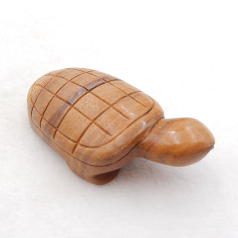 Natural Picture Jasper Carved tortoise 60x33x20mm, 46g