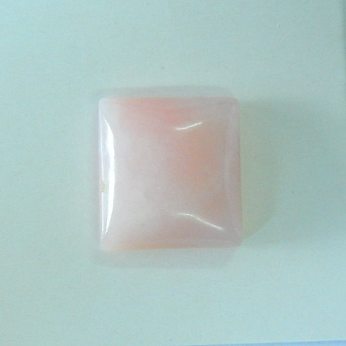Pink Opal Cabochon, 16x14x6mm,2.1g - MyGemGarden