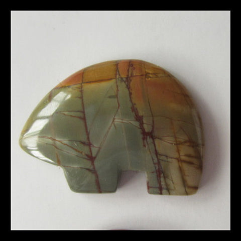 6 PCS Multi Color Picasso Jasper Cabochon 30x22x64mm,32g - MyGemGarden