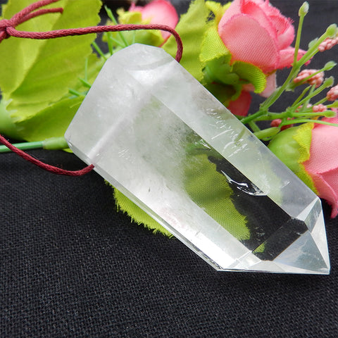 天然幽灵石英矿物标本,55x48x20mm 41.2g