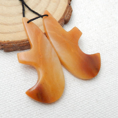 Hot sale Amazonite Earrings Pair, stone for Earrings making, 39X17X5mm, 8.1g - MyGemGarden