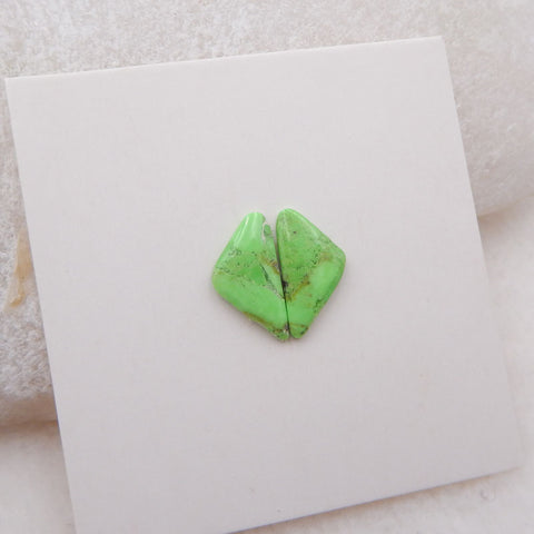 Gaspeite Cabochon Green Handmade Rare One Of a Kind Natural Gemstone Cabochon Loose Stone,11x5x2mm, 1.0g