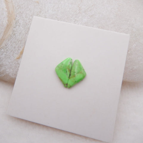 Gaspeite Cabochon Green Handmade Rare One Of a Kind Natural Gemstone Cabochon Loose Stone,11x5x2mm, 1.0g