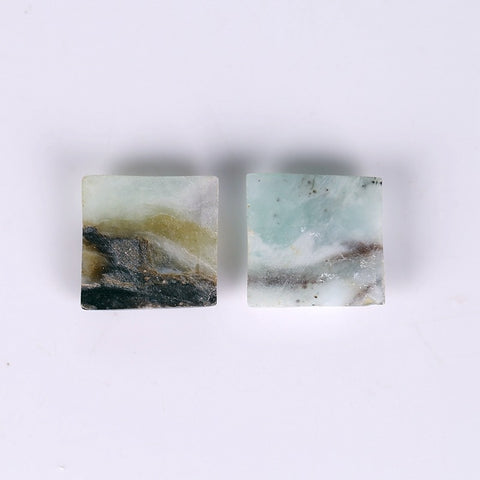 2 PCS Blue Opal Gemstone Cabochon,20x6mm,6.7g - MyGemGarden