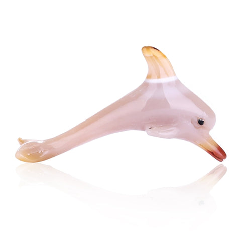 Carved dolphin Mookaite Jasper Gemstone Cabochon, 43x18x8mm, 4.48g - MyGemGarden