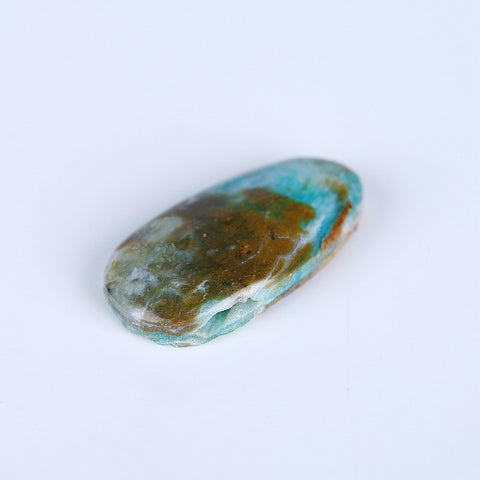 New, Blue Opal Gemstone Cabochon,35x19x8mm,6.8g - MyGemGarden