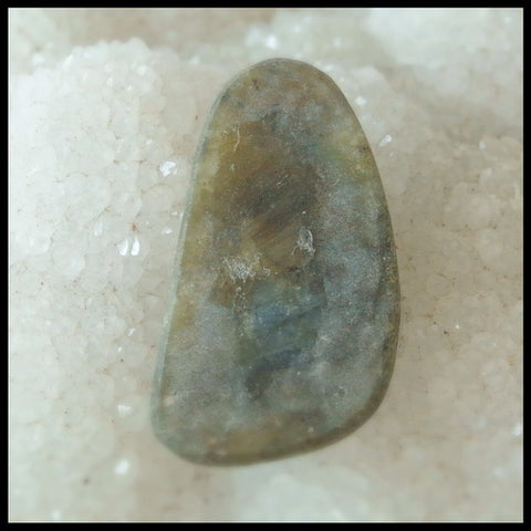 Natural Labradorite Gemstone Cabochon 34x19x5mm,6.85g - MyGemGarden