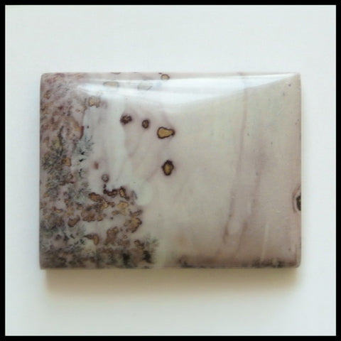 Natural Chohua Jasper Gemstone Cabochon, 30x23x7mm, 9.6g - MyGemGarden