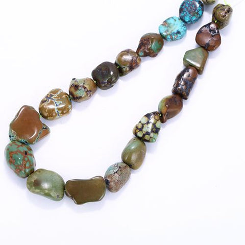 Popular Turquoise Gemstone Large Loose Beads 75x13x19mm114.2g - MyGemGarden