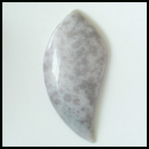 Natural Purple Agate Gemstone Cabochon 48x22x6mm,8.95g - MyGemGarden