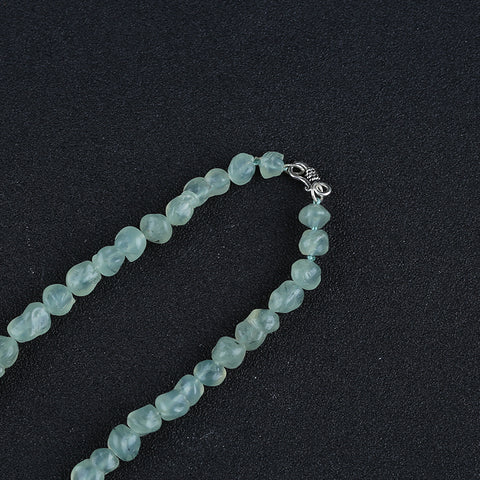Colliers de pierres précieuses brutes, collier de colliers de pierres précieuses turquoise, collier réglable