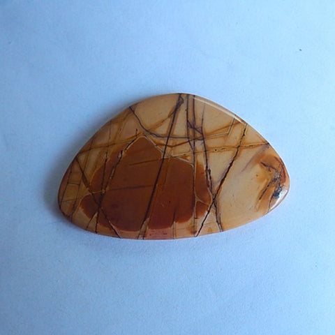 Mulit-Color Picasso Jasper Cabochon 42x27x4mm,6.7g - MyGemGarden
