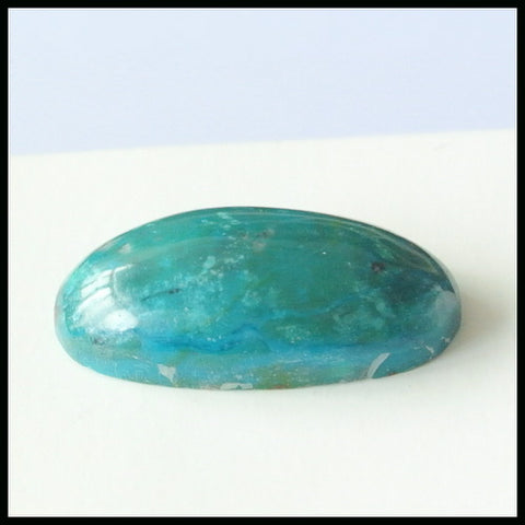 Natural Blue Opal Gemstone Cabochon, 25x13x8mm, 4.7g - MyGemGarden