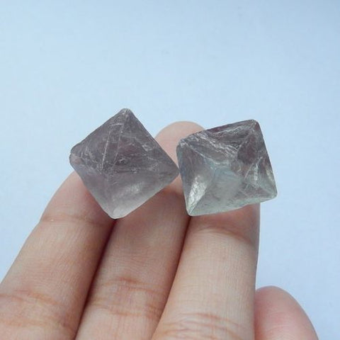 New,Nugget Flourite Cabochon pairs 21x16x15mm 12.5g beauty jewelry for women accessory - MyGemGarden