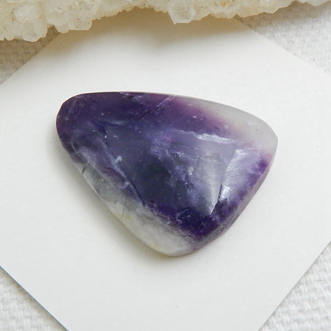 Natural Opalised Tiffany Stone Gemstone Cabochon, 22x18x5mm, 3.2g - MyGemGarden