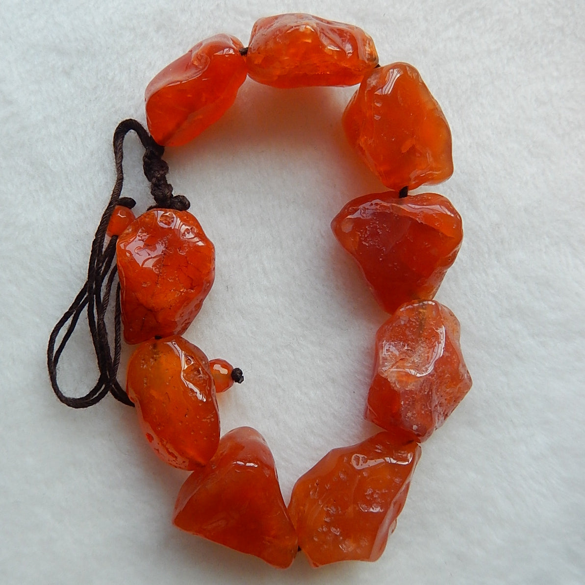 New Arrival Red Agate Loose Stands Bracelet for Lover29x19x12mm, 21x16x12mm69.6g - MyGemGarden