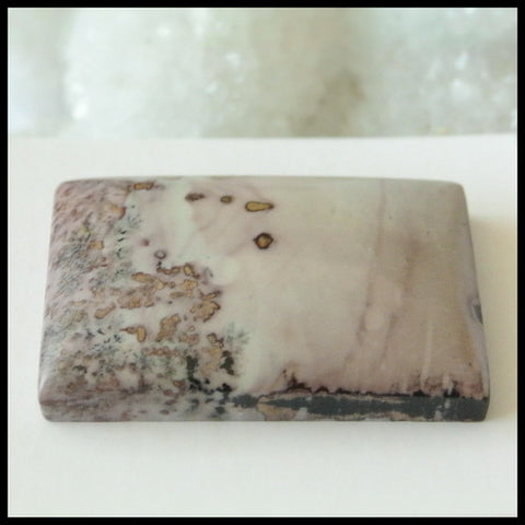 Natural Chohua Jasper Gemstone Cabochon, 30x23x7mm, 9.6g - MyGemGarden