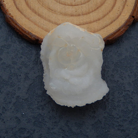 Natural Gobi Agate Pendant Bead 33X26X11mm, 12.2g