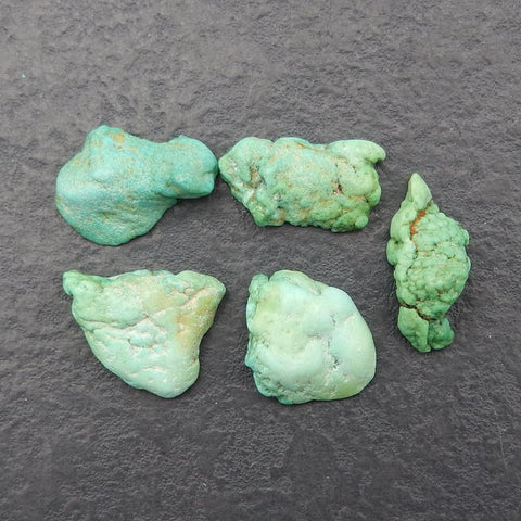 5 PCS Natural Turquoise Cabochon,23x16x8mm,18x8x6mm, 12.1g